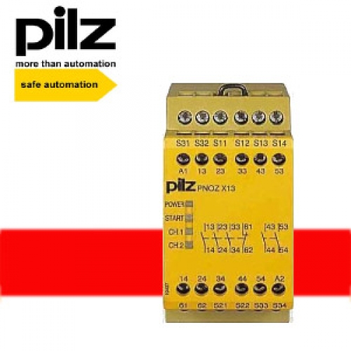 رله PILZ مدل PNOZ X13 24VDC 5N/O 1N/C کد 774549